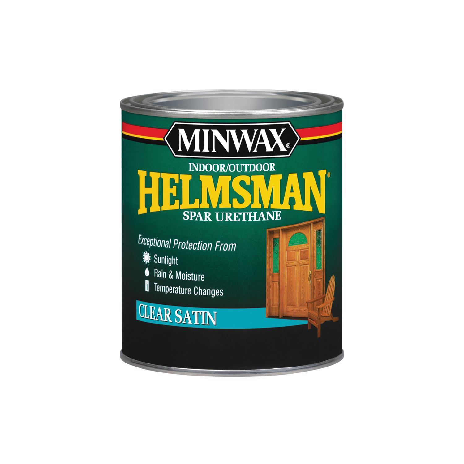 Minwax Helmsman Satin Clear Oil-Based Spar Urethane 1 qt