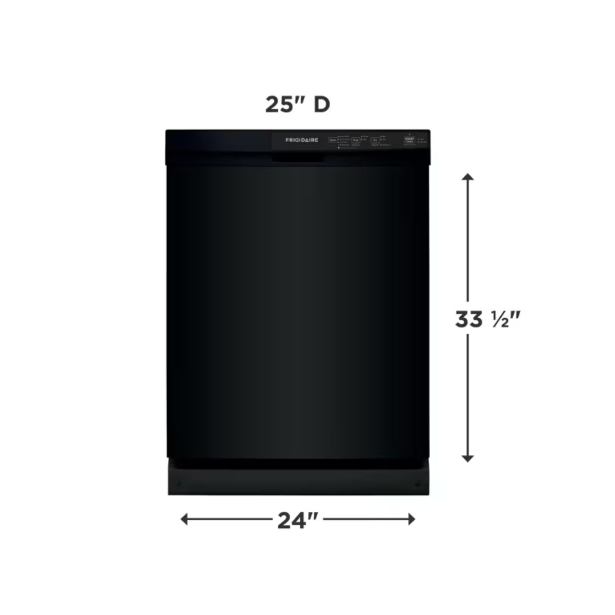 Frigidaire 24 in. Black4 Dishwasher