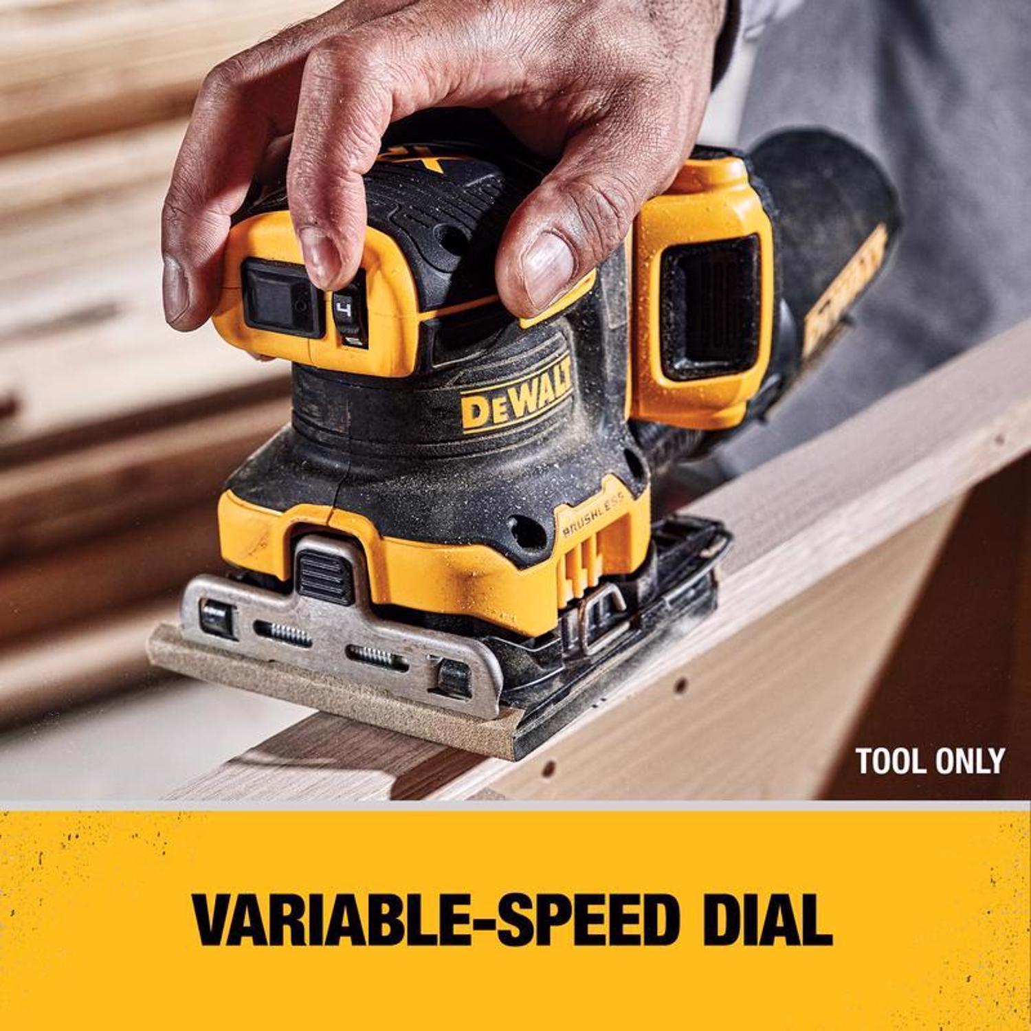 DeWalt 20V MAX XR Cordless 1/4 Sheet Variable Speed Sander Tool Only