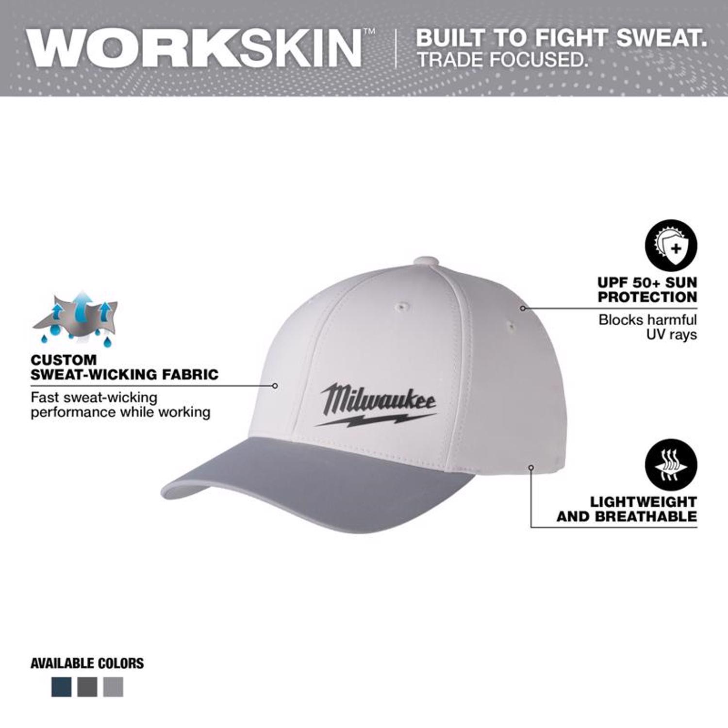 Milwaukee Workskin Fitted Hat Gray L/XL