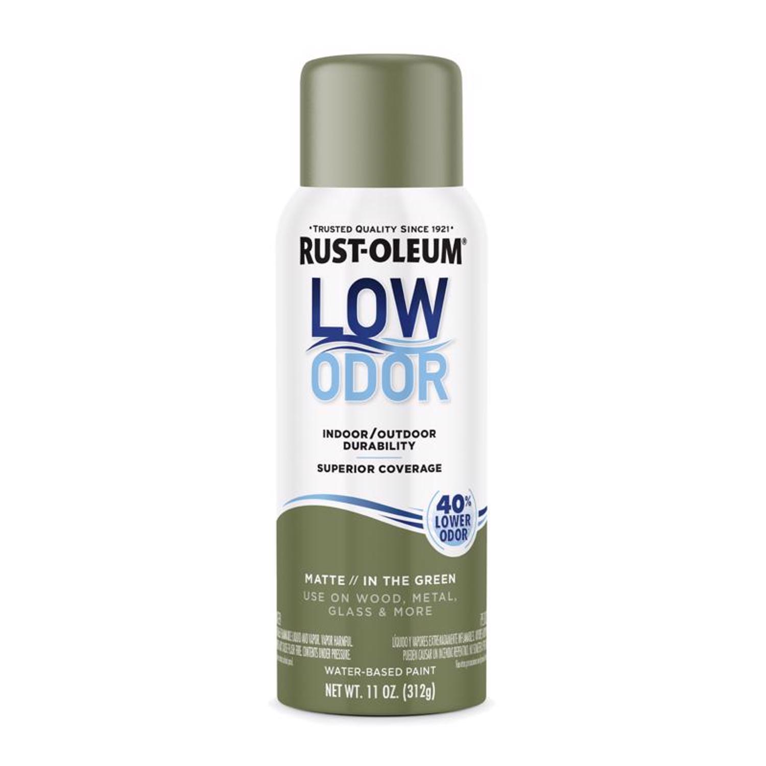 Rust-Oleum Low Odor Matte In The Green Spray Paint 11 oz.