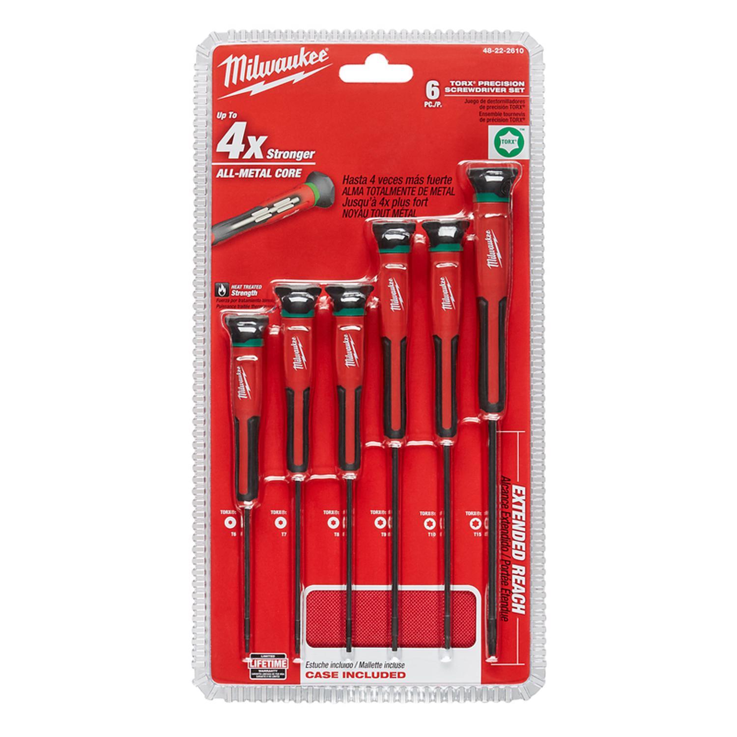 Milwaukee Torx Screwdriver Set 6 in. 6 pc
