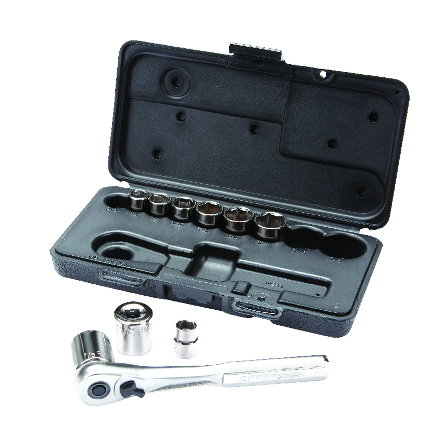Craftsman 3/8 in. drive SAE 6 Point Socket Set 10 pc