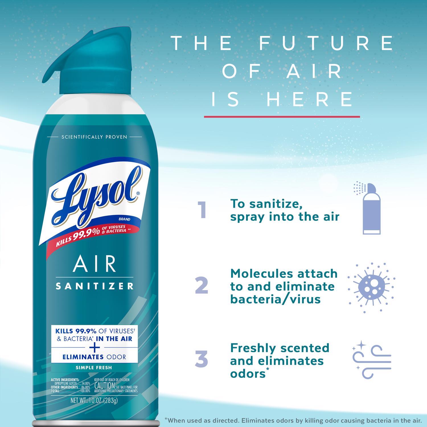 Lysol Fresh Scent Air Sanitizer 10 oz 1 pk