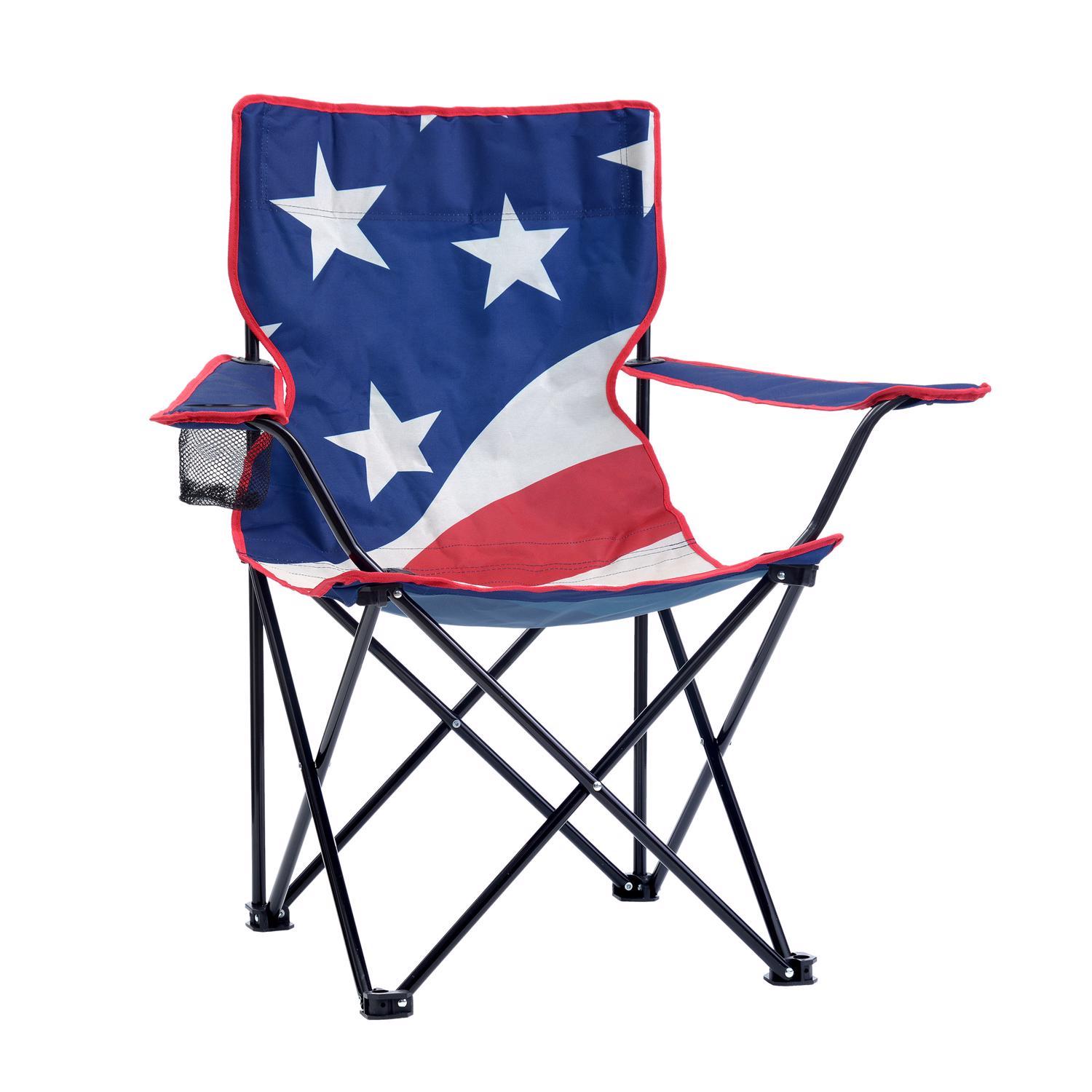 QuikChair Red/White/Blue USA Classic Folding Chair