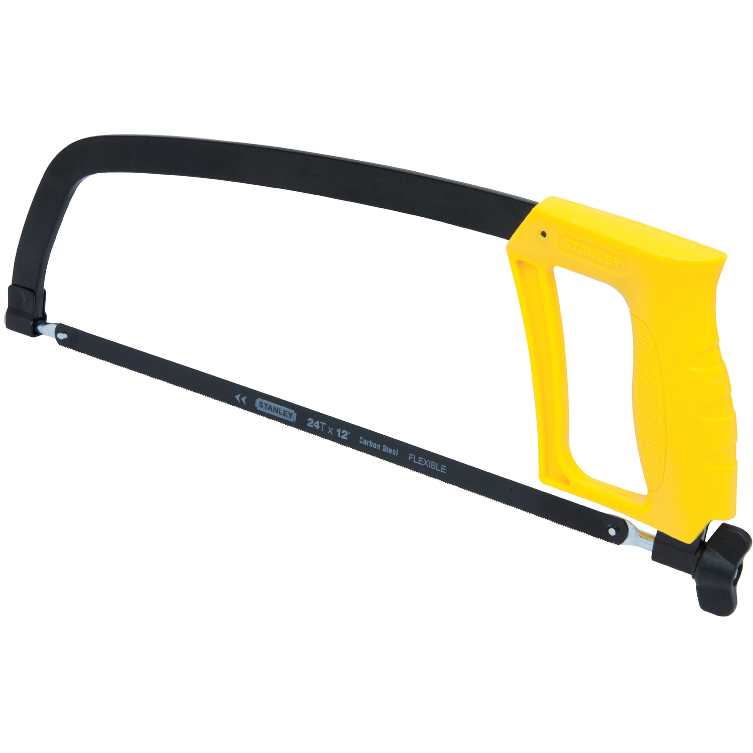 Stanley 12 in. Carbon Steel Hacksaw Black/Yellow 1 pc