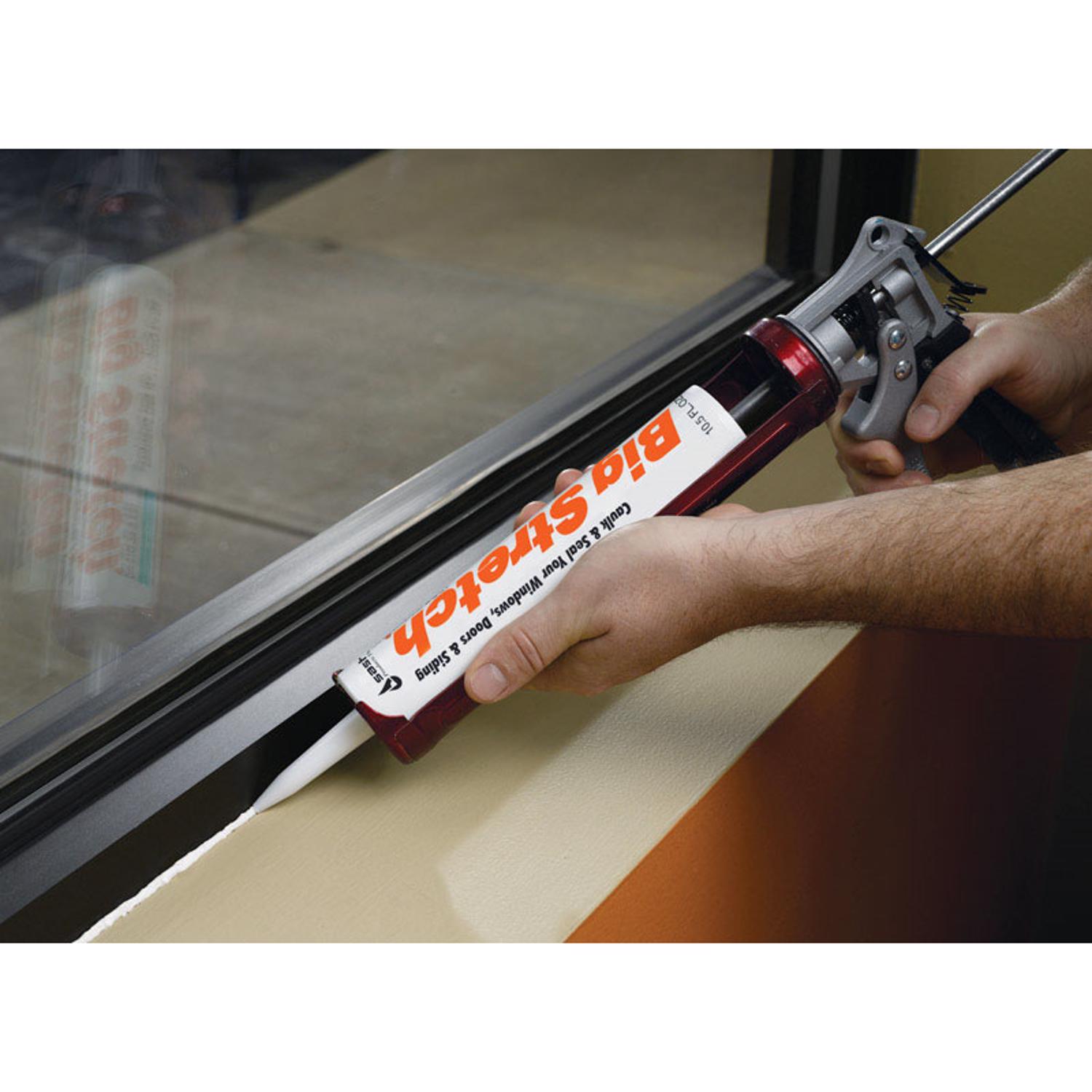 Sashco Big Stretch Almond Elastomeric Acrylic Latex Door/Siding/ Window Caulk 10.5 oz