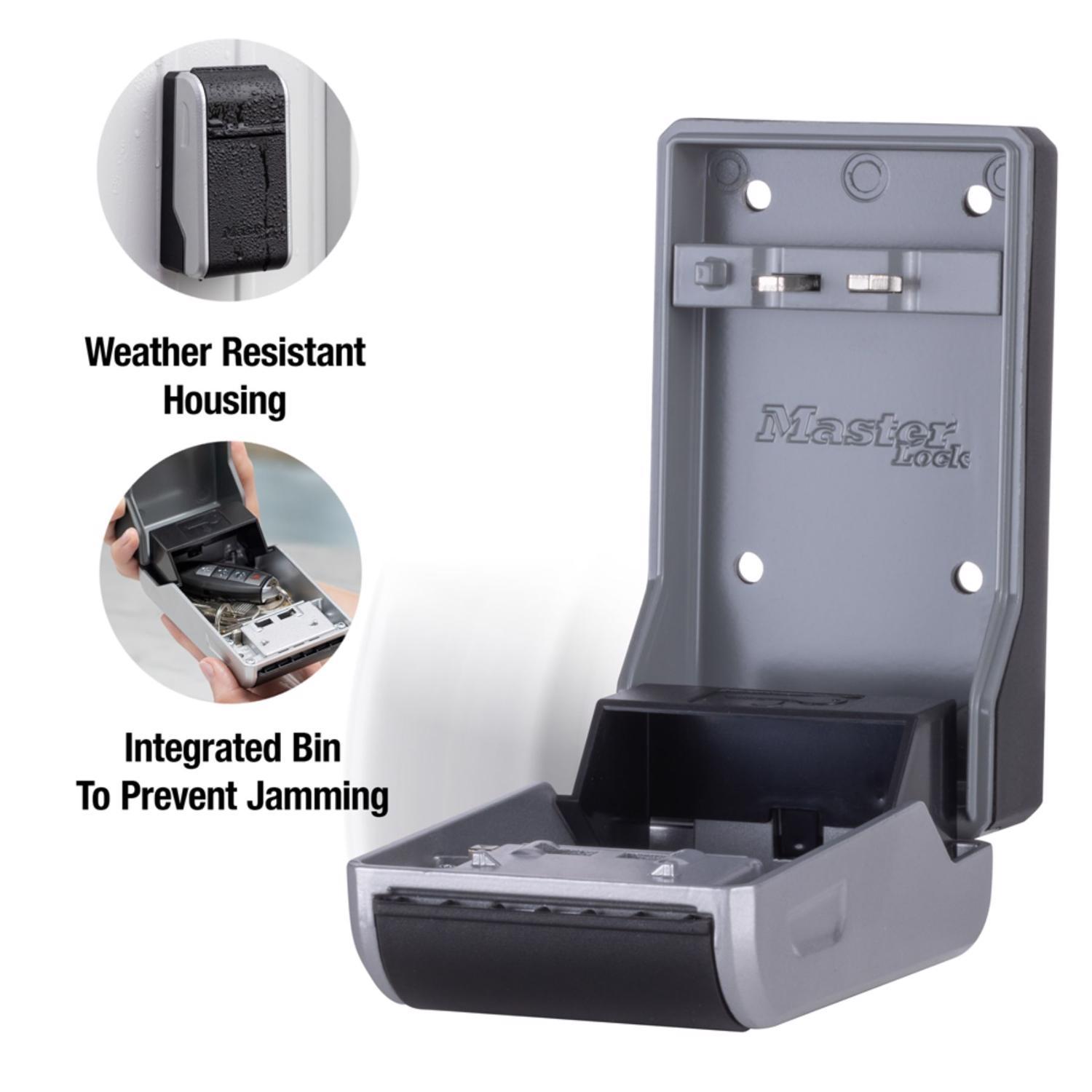 Master Lock 5.2 in. H X 3 in. W X 2 in. L Metal 4-Dial Combination Lock Box