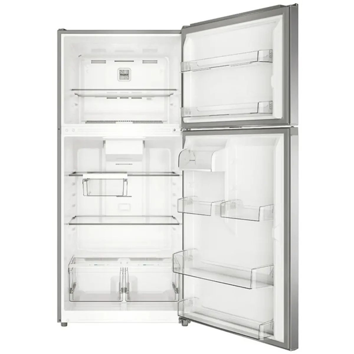 30In. Stainless Steel Freestanding Top Freezer Refrigerator with 21 cu. ft. Capacity
