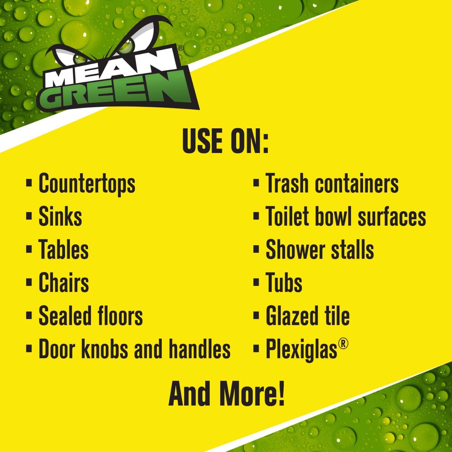 Mean Green Lemon Scent Antibacterial Cleaner Liquid 32 oz