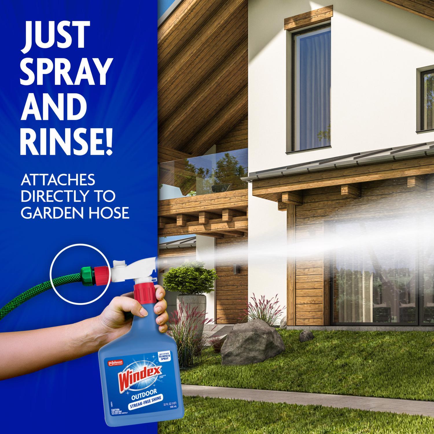 Windex No Scent Outdoor Glass Cleaner 32 oz Liquid