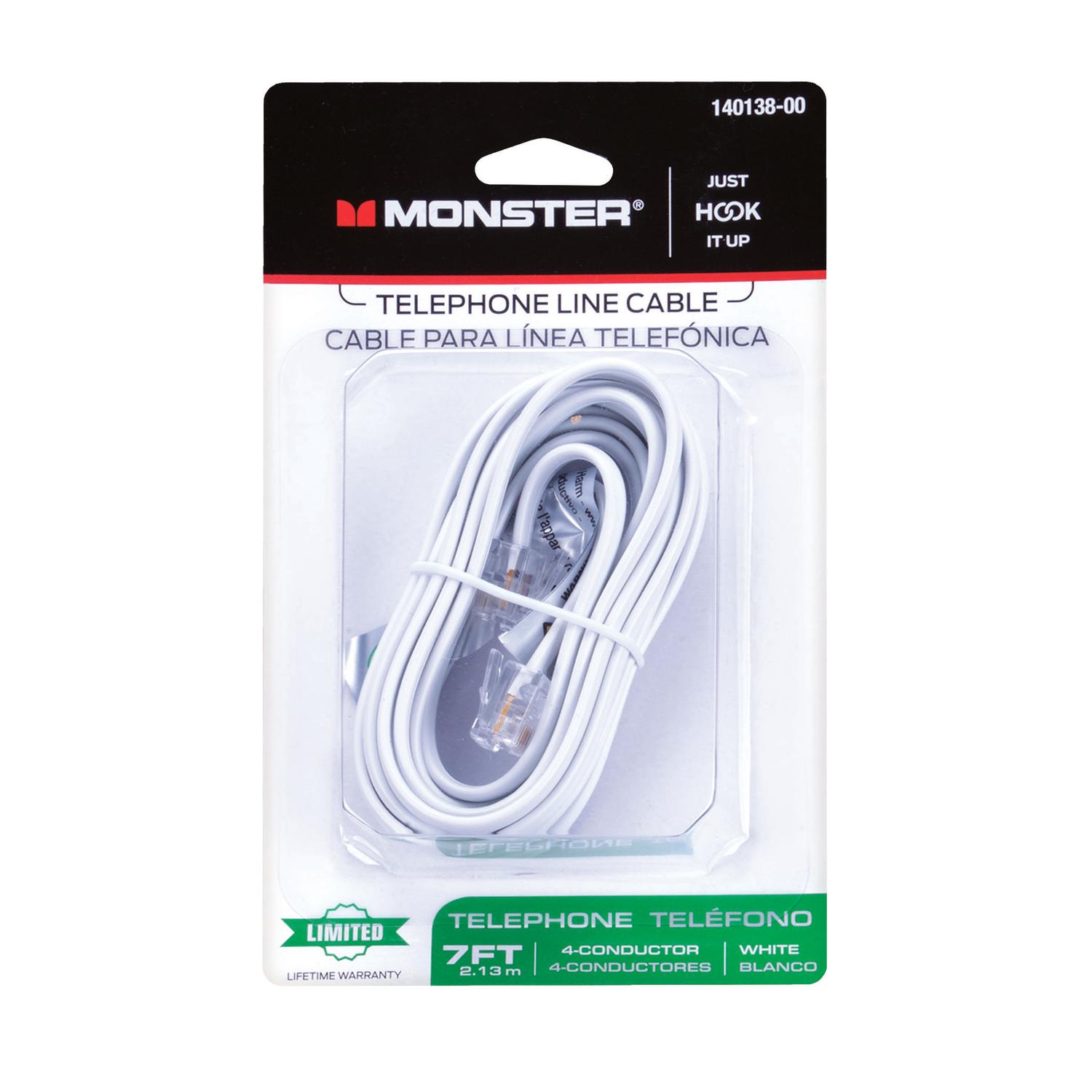 Monster Modular Telephone Line Cable - Thumbnail 5
