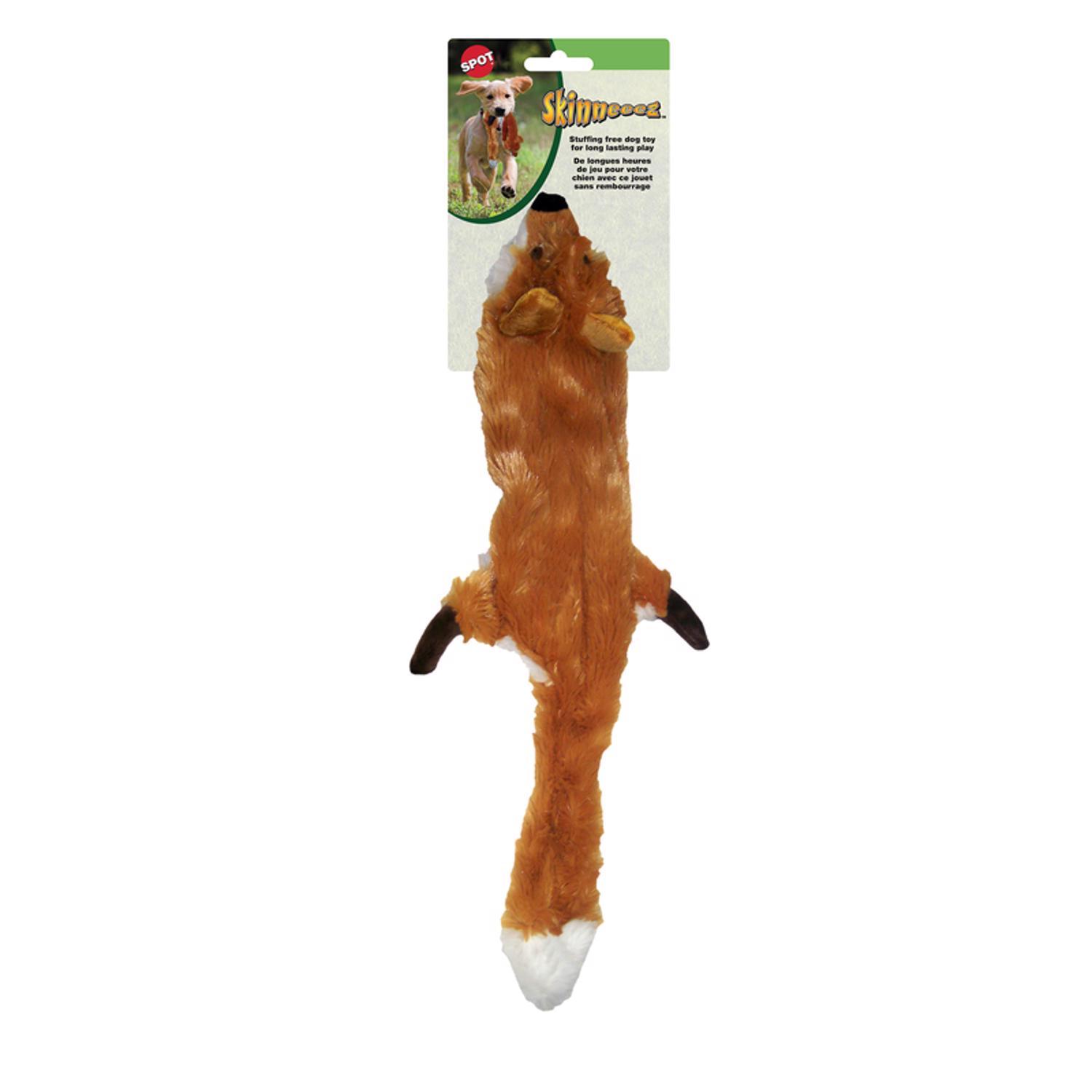 Spot Skinneeez For Dog Brown Plush Fox Dog Toy Large 1 pk