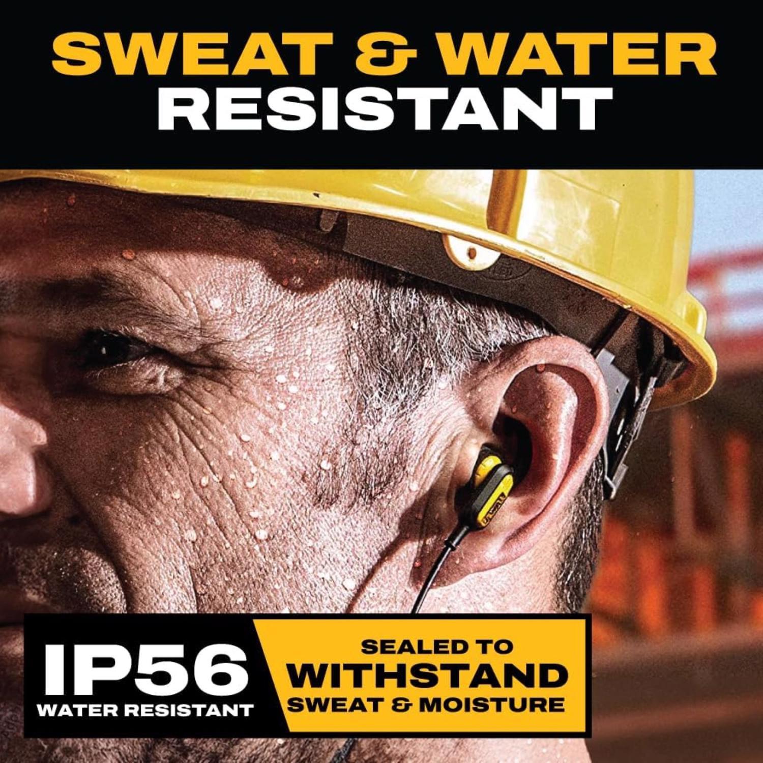 DeWalt Jobsite Wireless Bluetooth Earphone 1 pk