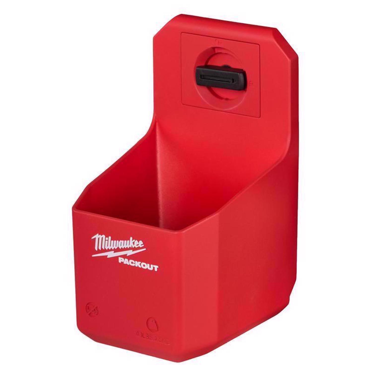 Milwaukee Packout Garage Organizer Organizer Cup Black/Red