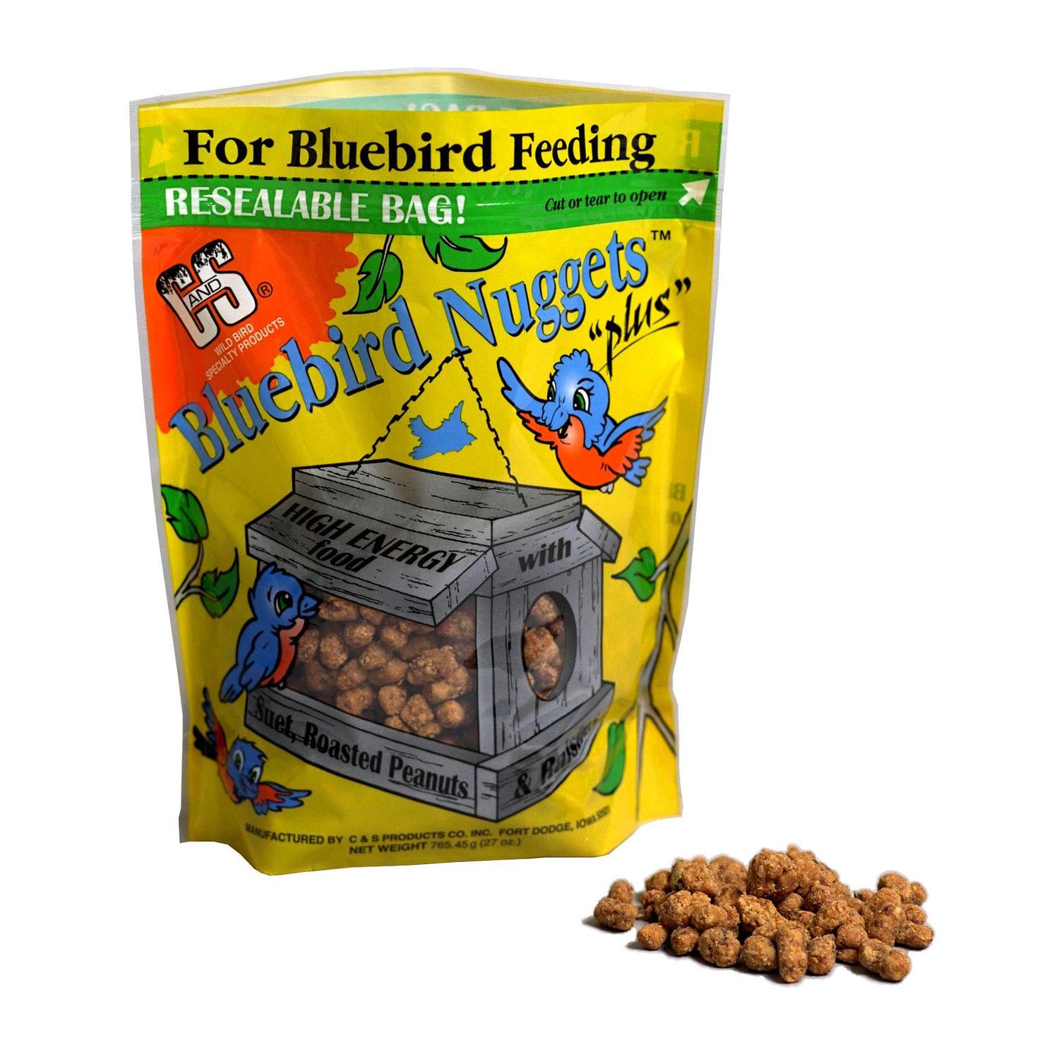 C&S Bluebird Blueberry Suet Nuggets 27 oz.
