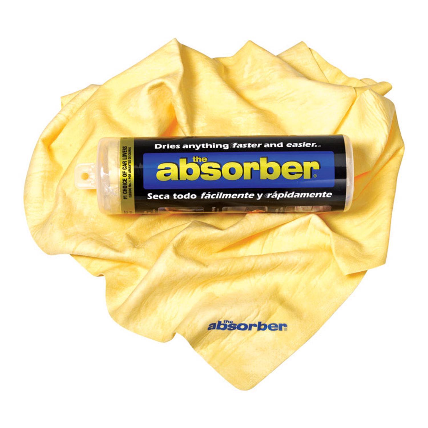 The Absorber 27 in. L X 17 in. W Synthetic Chamois 1 pk