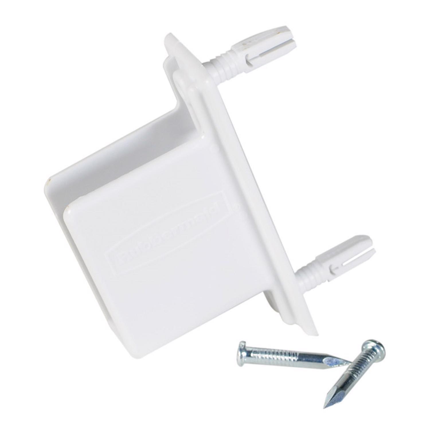 Rubbermaid 8.6 in. H X 7 in. W X 1.3 in. L Metal Sidewall Bracket