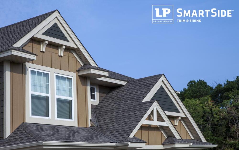 LP SmartSide 38 Series Cedar Texture Panel - No Groove Shiplap Edge Engineered Wood Siding 4' x 8'