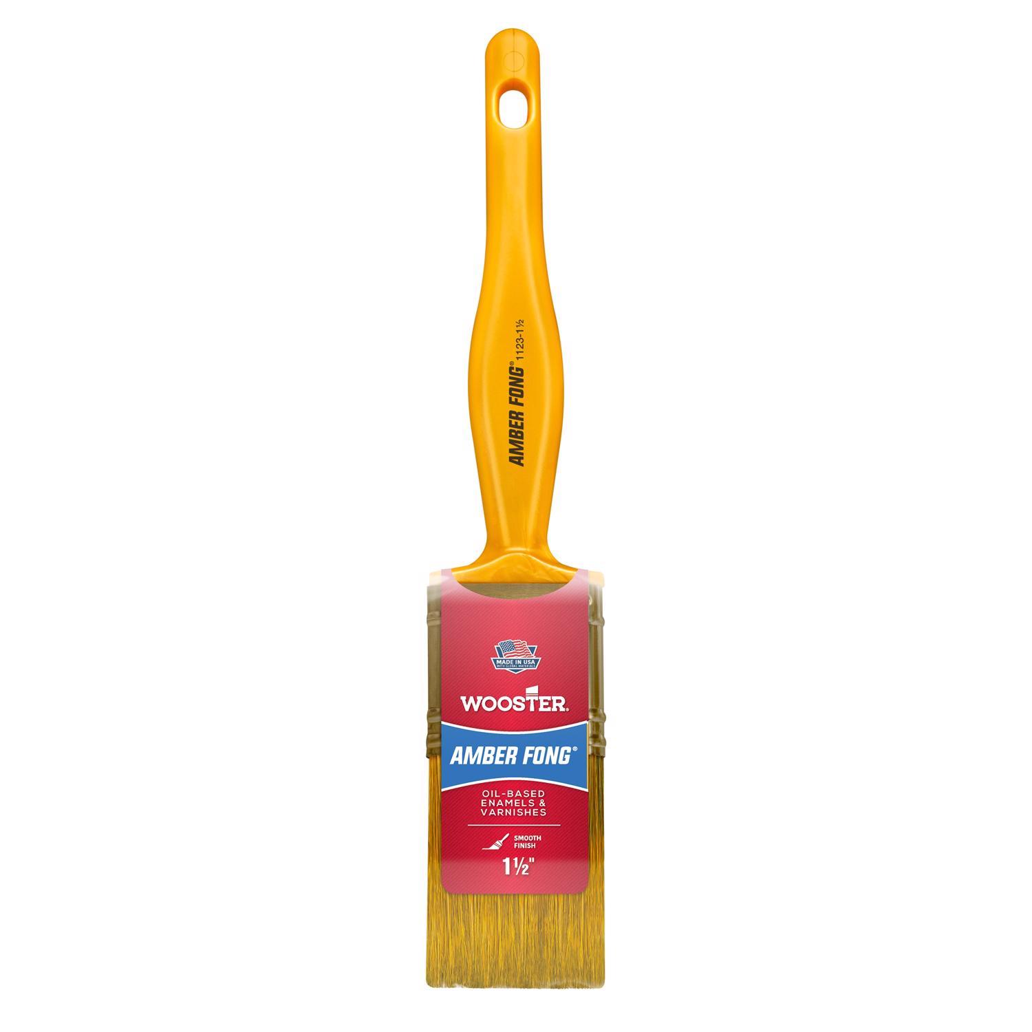 Wooster Amber Fong 1-1/2 in. Soft Flat Paint Brush