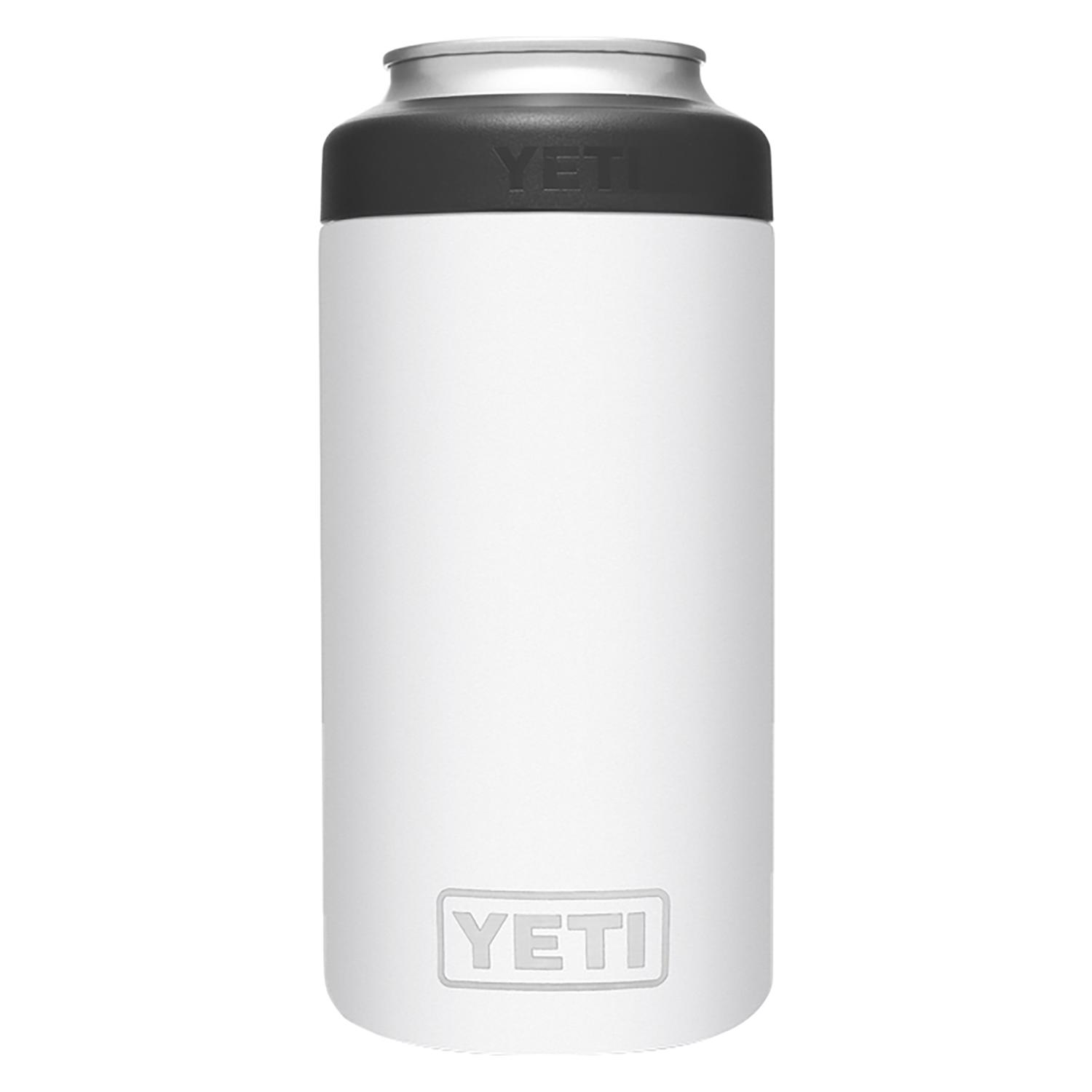 YETI Rambler 16 oz Colster White BPA Free Tall Can Insulator