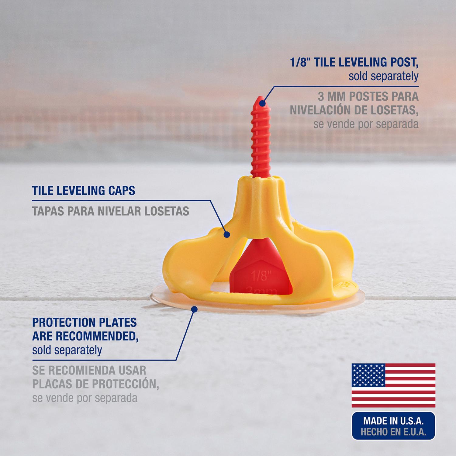 QEP Lash 4.7 in. H Plastic Tile Leveling Cap 100 pc