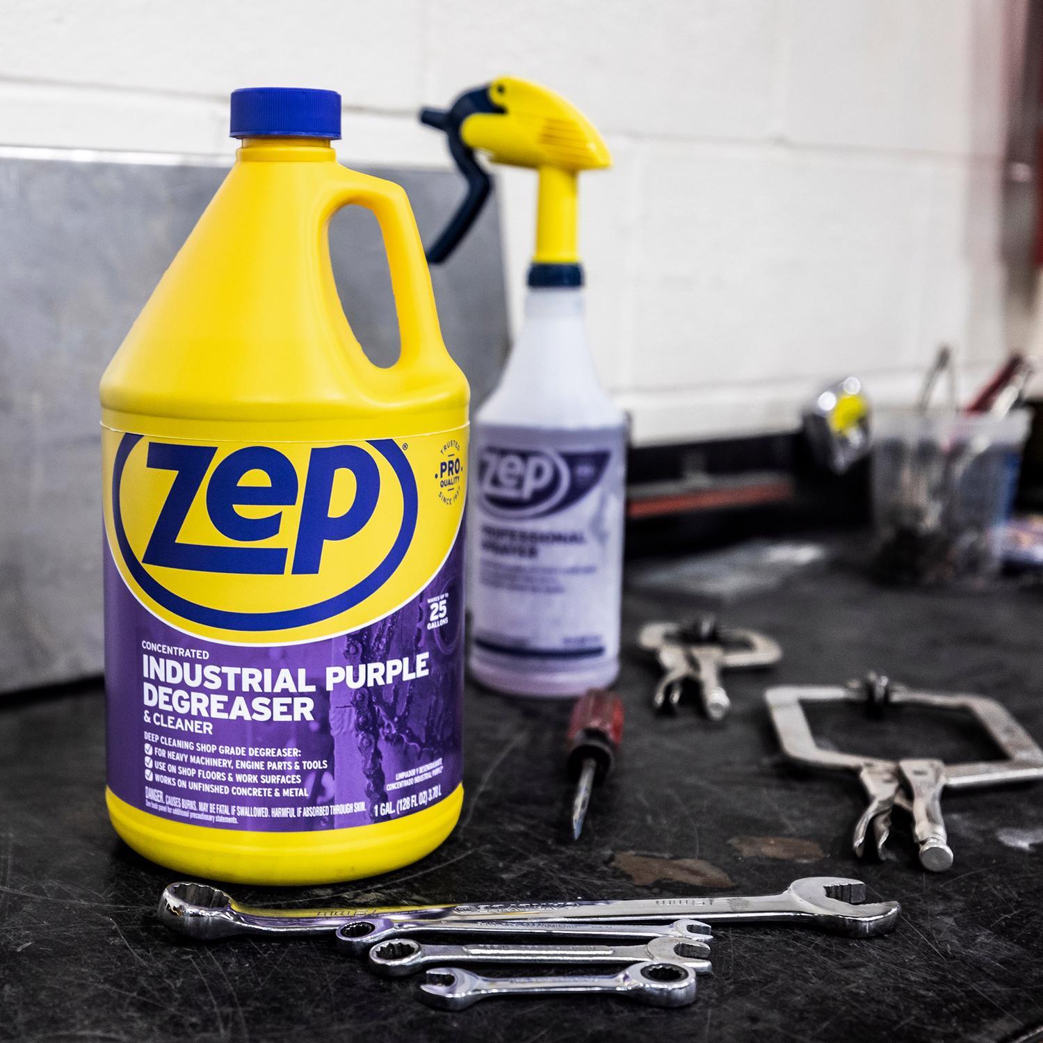 Zep Industrial Purple Mild Scent Cleaner and Degreaser 128 oz Liquid