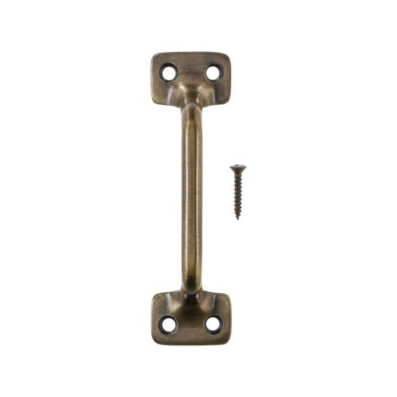 Ace 4 in. L Antique Brass Brass Universal Sash Lift Handle 1 pk