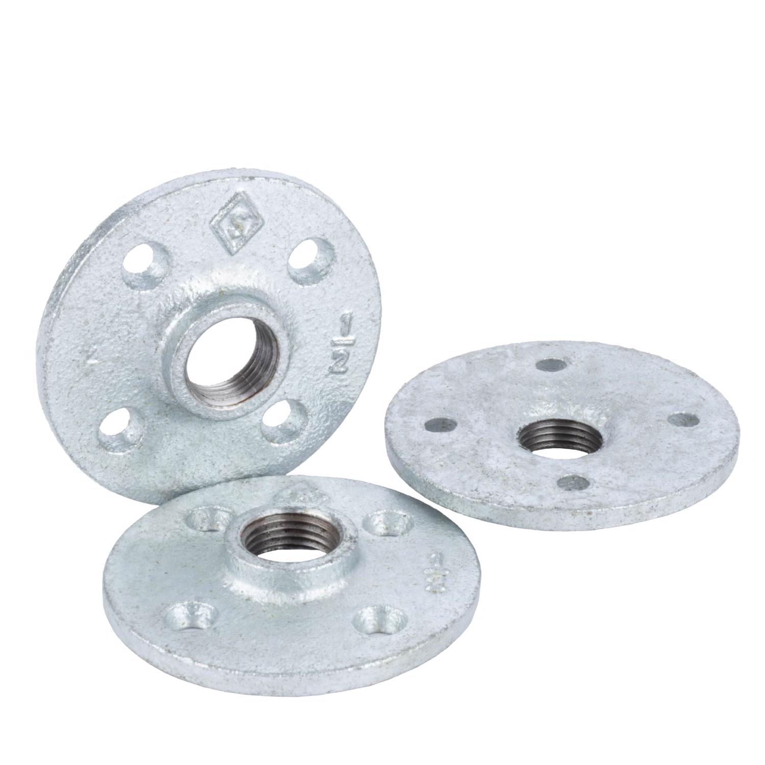 STZ Industries 1/2 in. FIP each Galvanized Malleable Iron Floor Flange