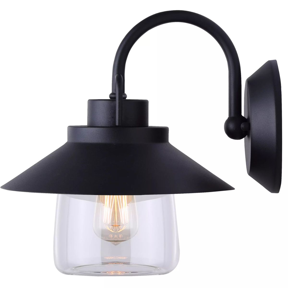 Colorado 1-Light Outdoor Wall Light Black