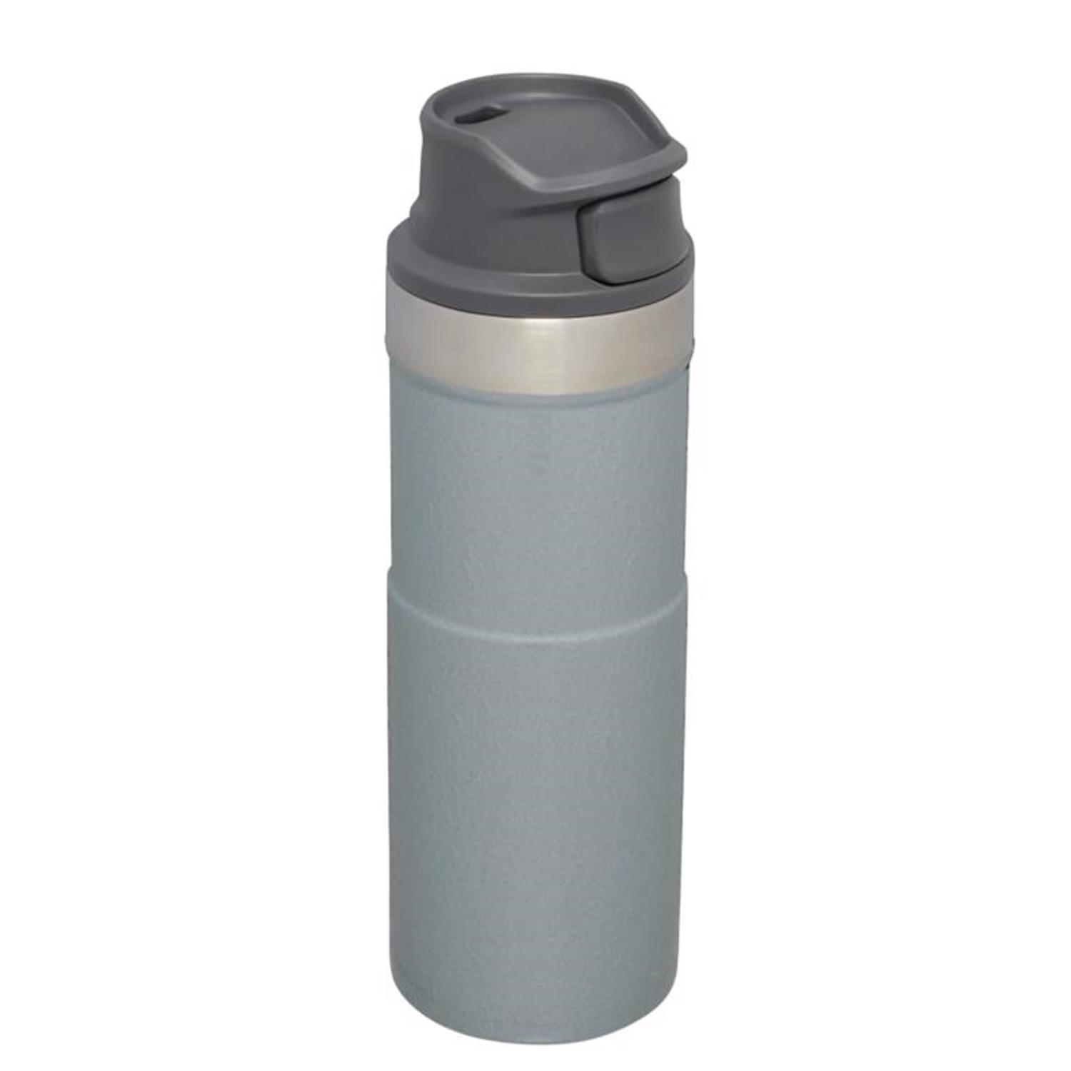 Stanley Classic Trigger Action 16 oz Hammertone Silver Travel Mug