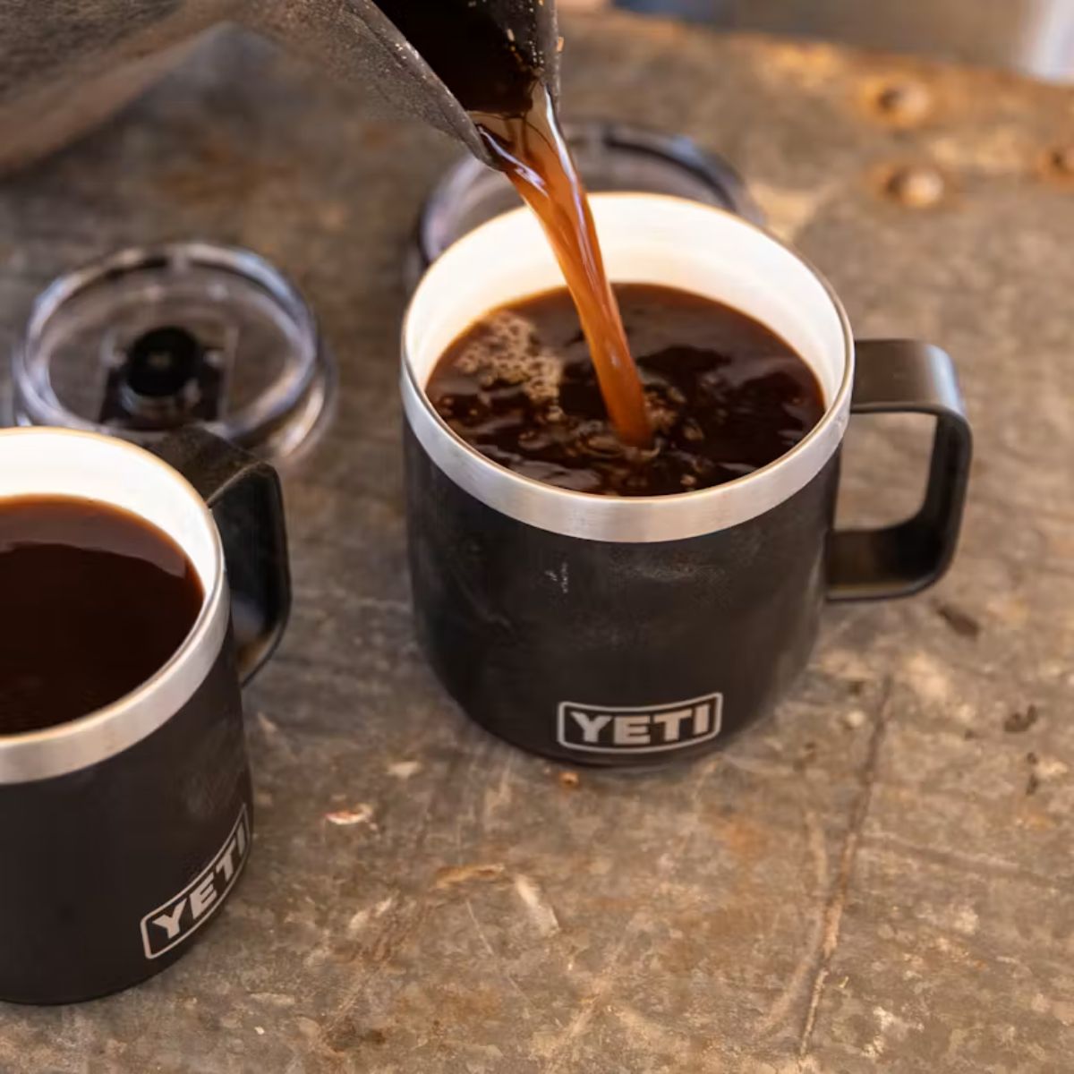 YETI Rambler 14 oz. Black BPA Free Ceramic Lined Stackable Mug