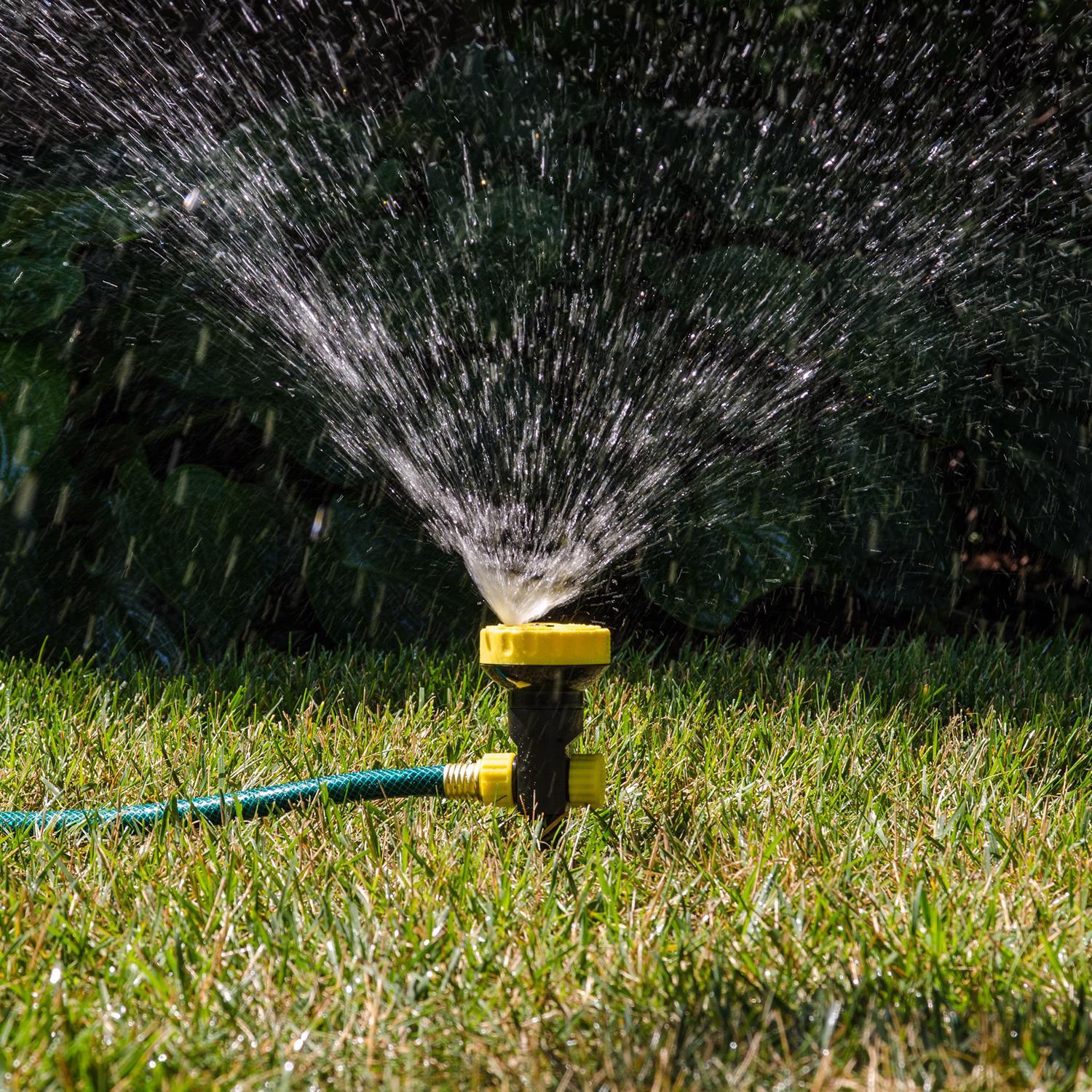 Ace Plastic Spike Base 5-Pattern Turret Sprinkler 314 sq ft 1 pk