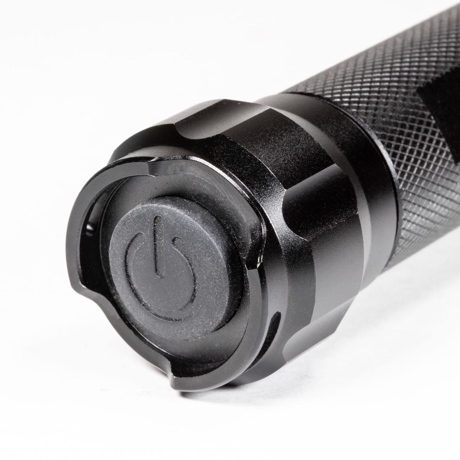 Dorcy 290 lm Black LED Rechargeable Flashlight 18650 Battery