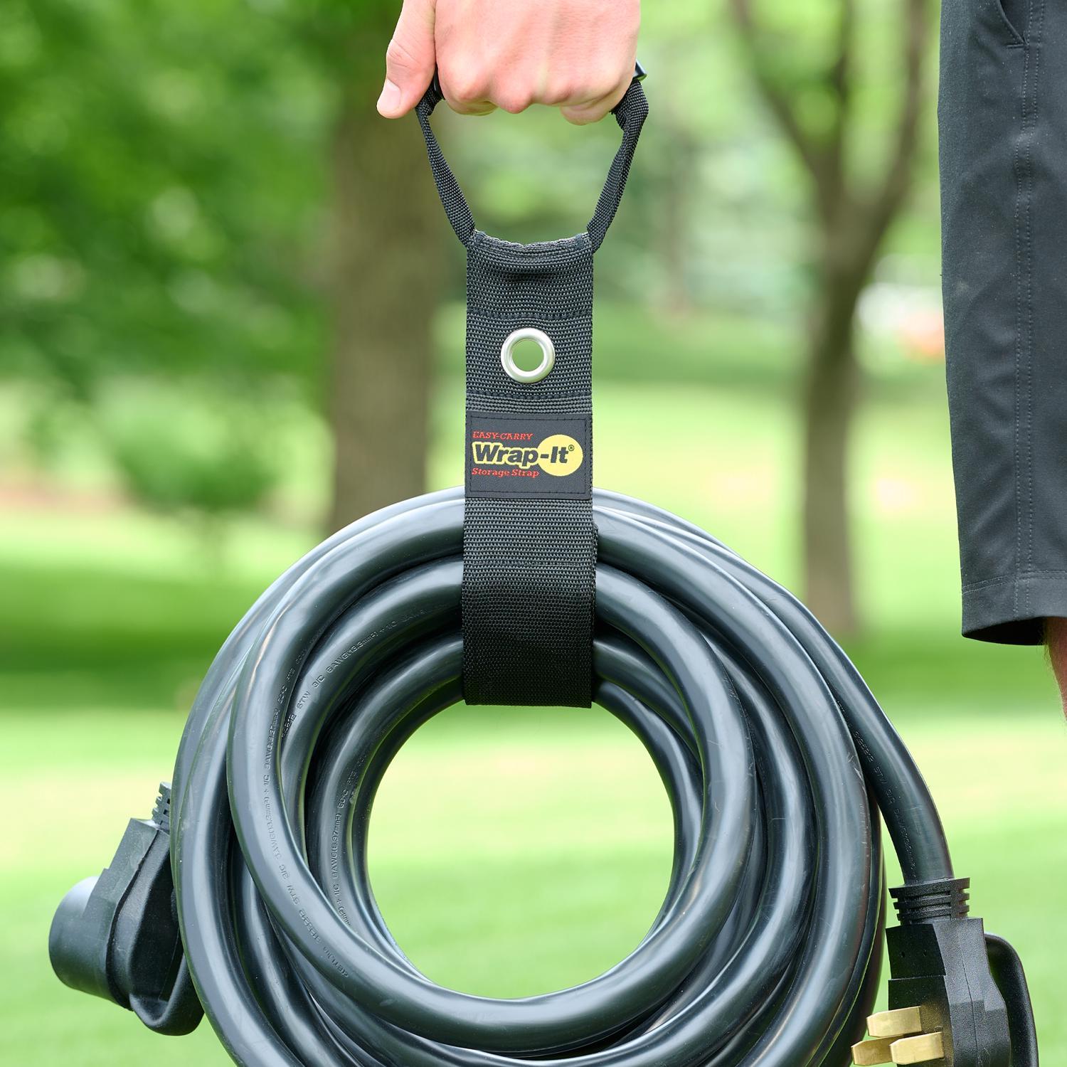 Wrap-It Easy Carry 2.5 in. W X 22 in. L Black Storage Straps 50 lb 1 pk