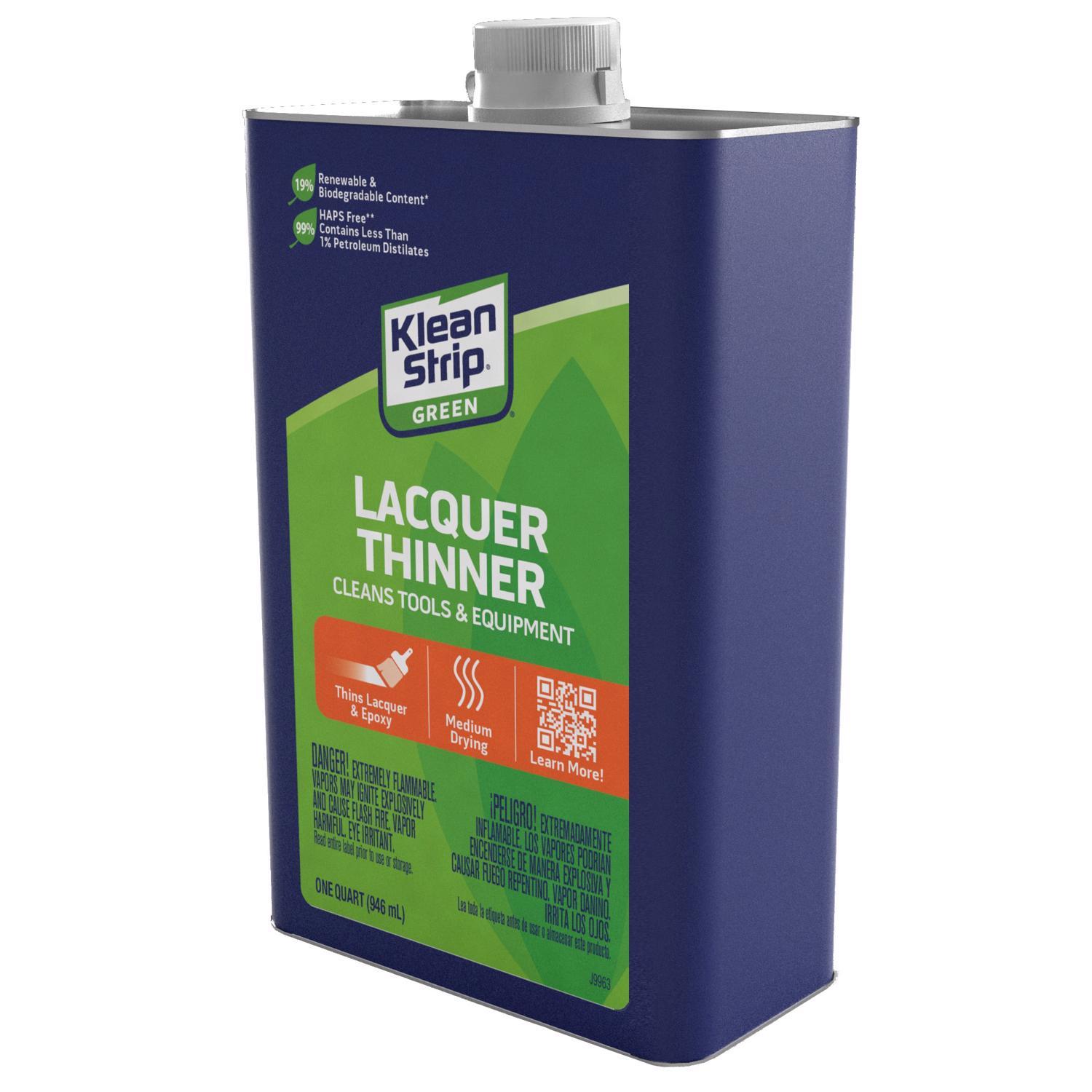 Klean Strip Green Lacquer Thinner 1 qt
