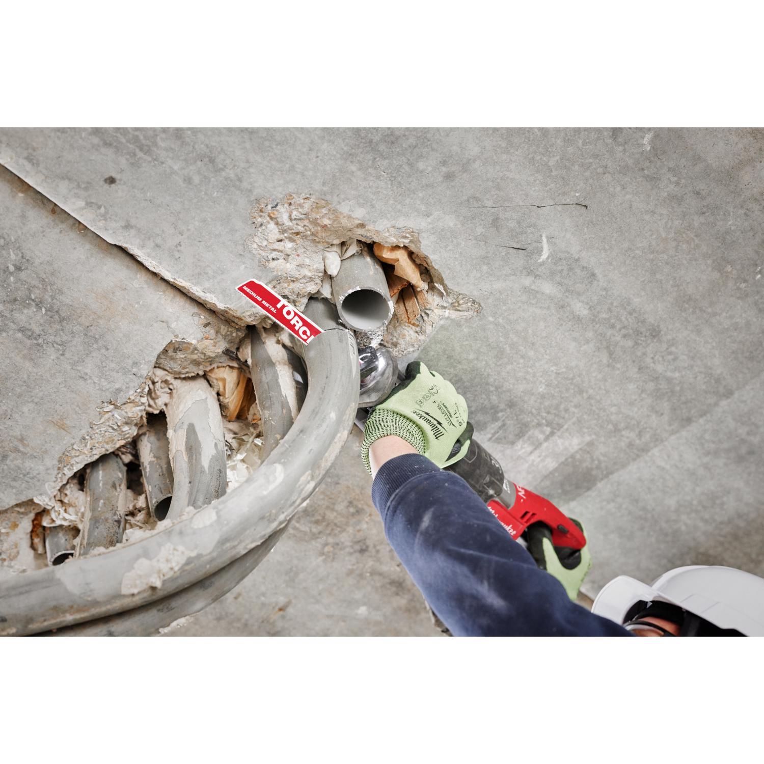 Milwaukee Torch 9 in. Nitrus Carbide Reciprocating Saw Blade 10 TPI 1 Pack