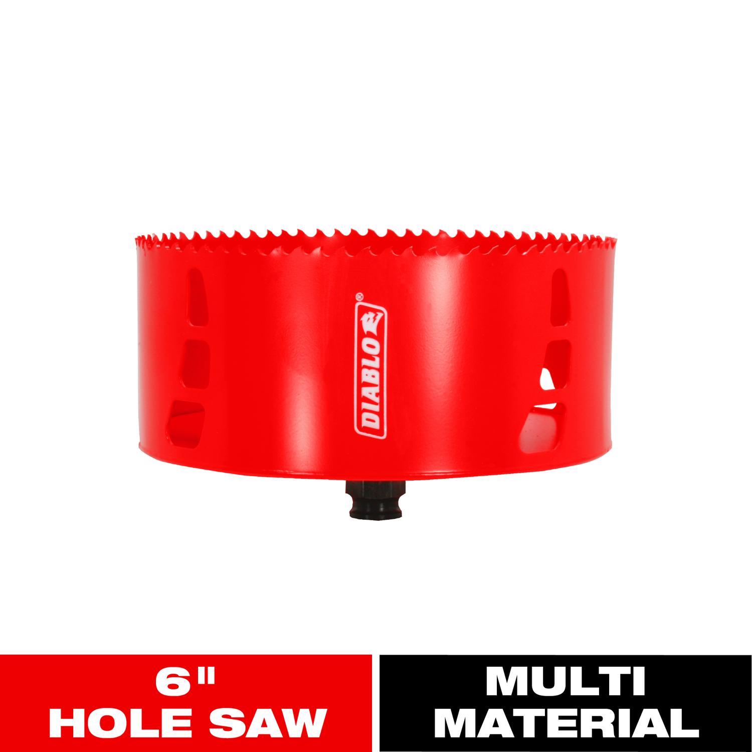 Diablo Snap-Lock Plus 6 in. Bi-Metal Hole Saw 1 pc