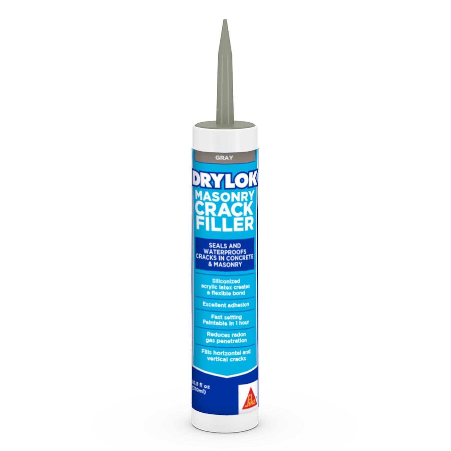 Drylok Gray Latex Masonry Crack Filler 10.5 oz