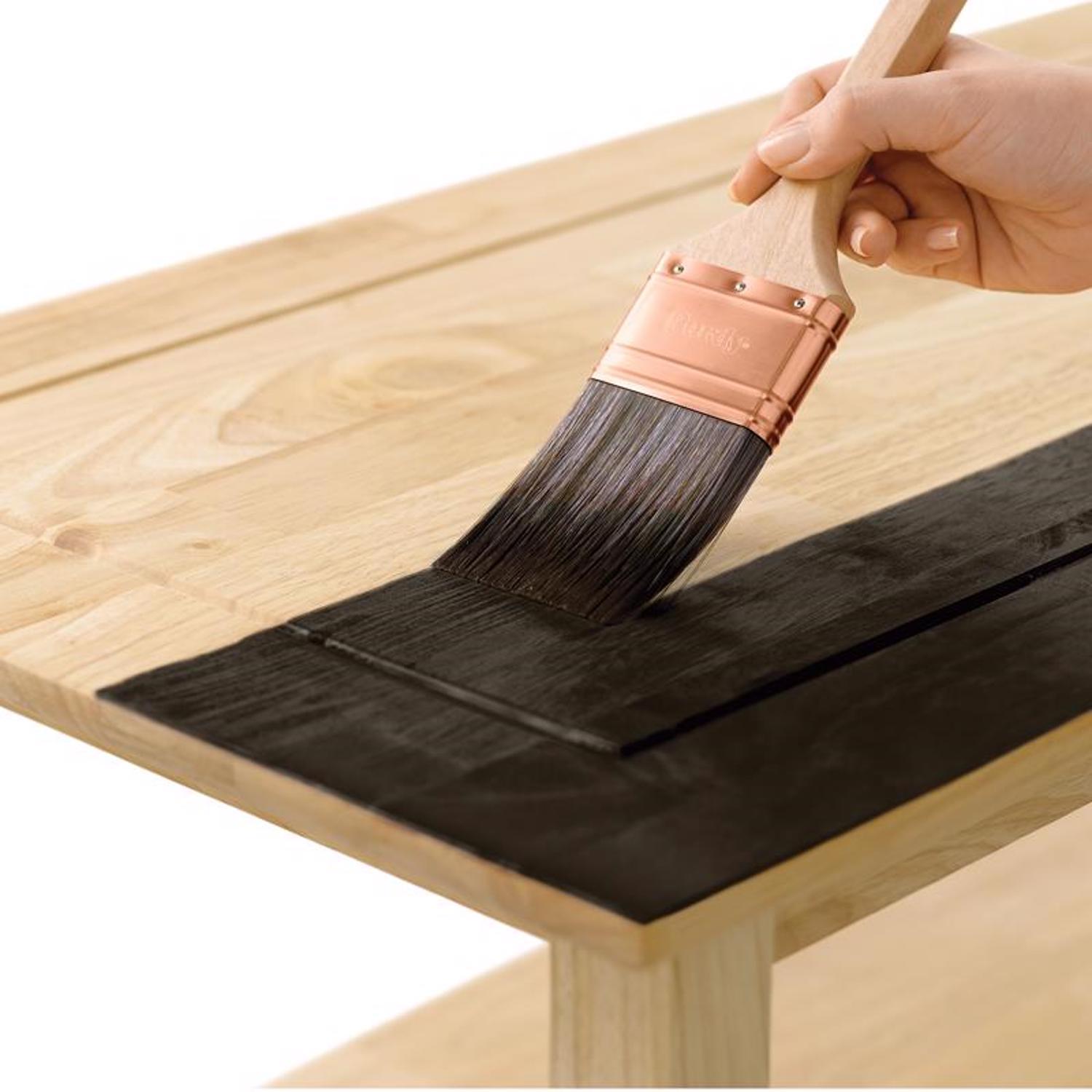 Minwax Wood Finish Semi-Transparent Ebony Oil-Based Penetrating Wood Stain 1/2 pt