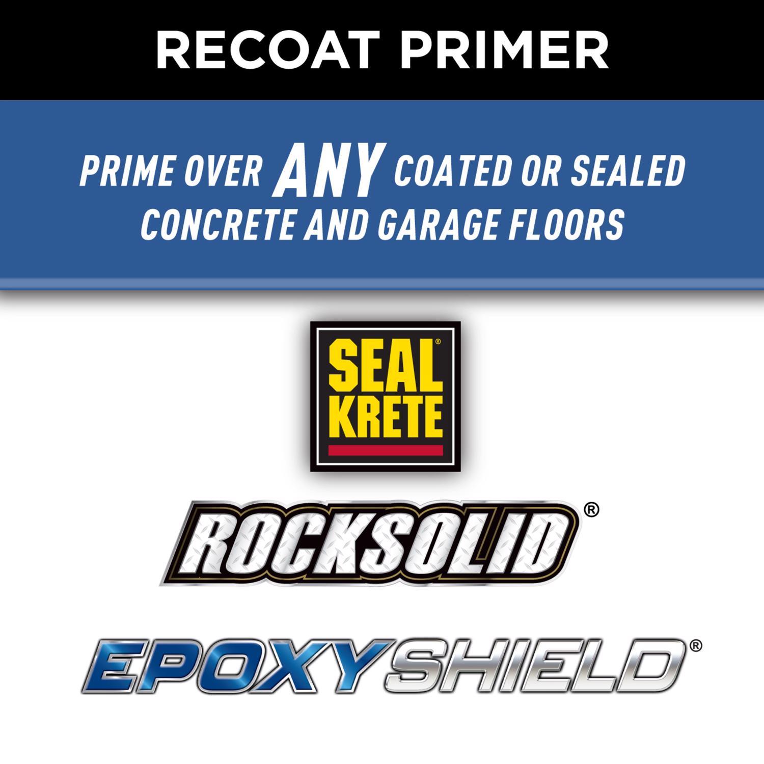 Rust-Oleum Concrete & Garage Recoat Gray Water-Based Acrylic Primer 1 gal