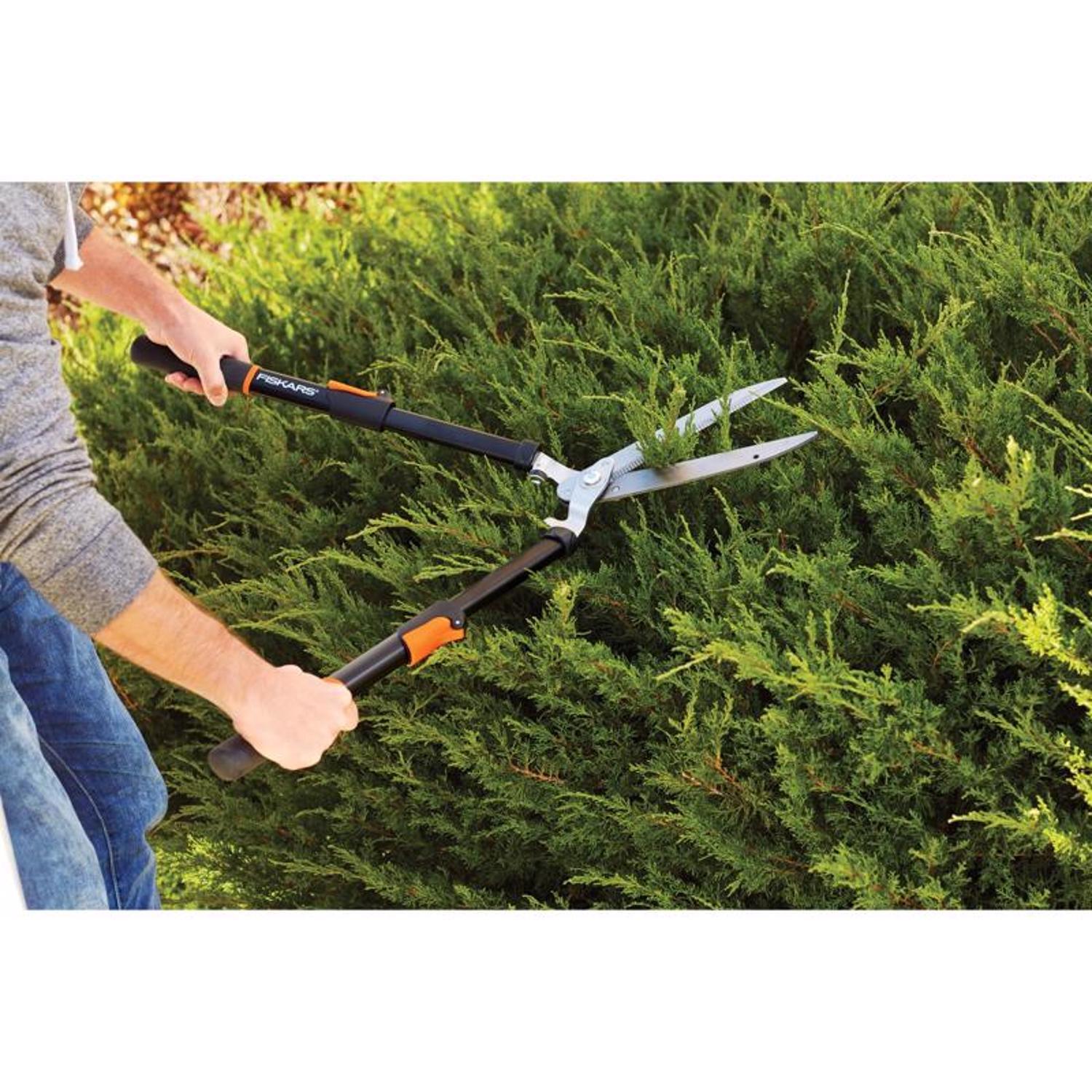 Fiskars 10 in. Steel Serrated Hedge Shears