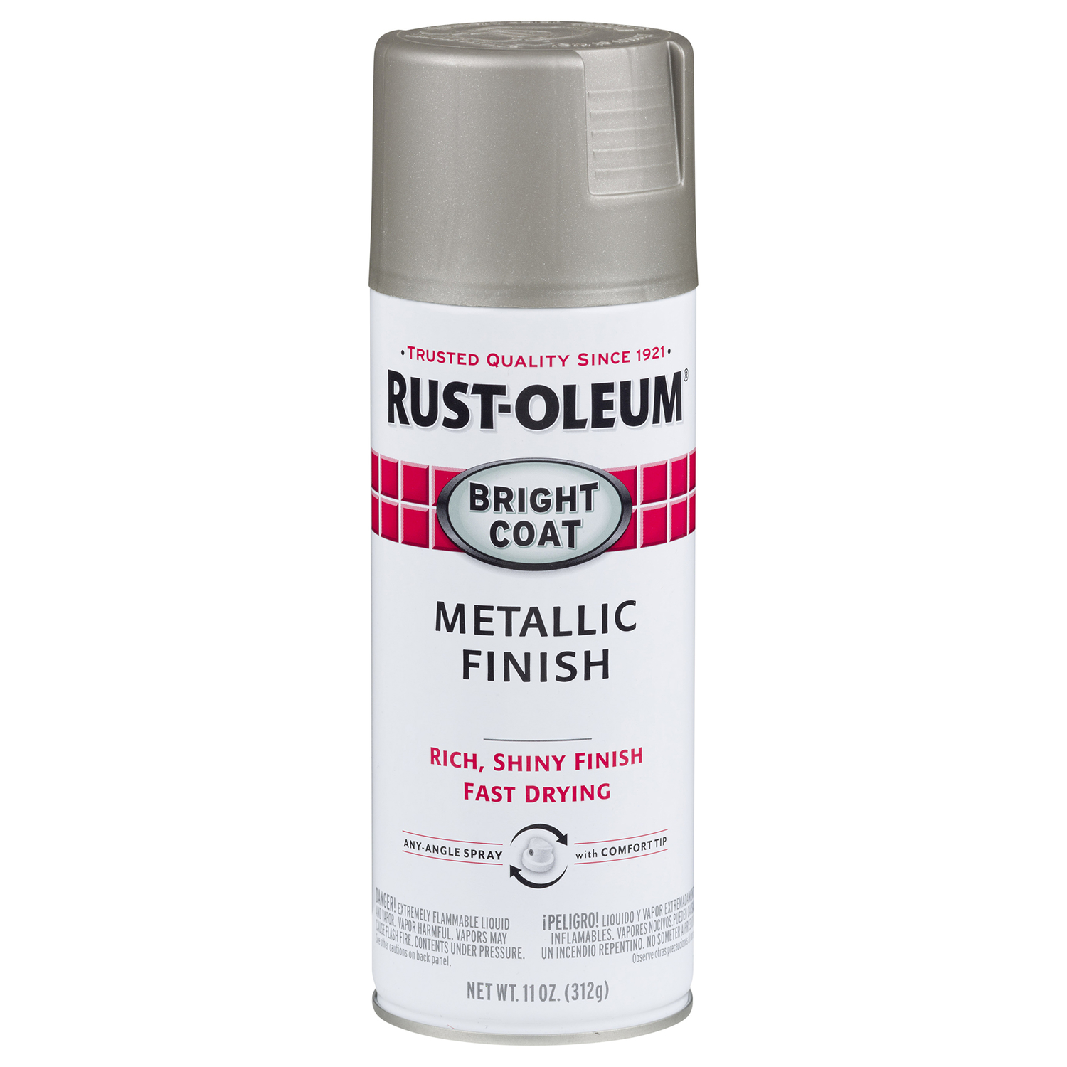 Rust-Oleum Stops Rust Aluminium Bright Coat Metallic Spray 11 oz