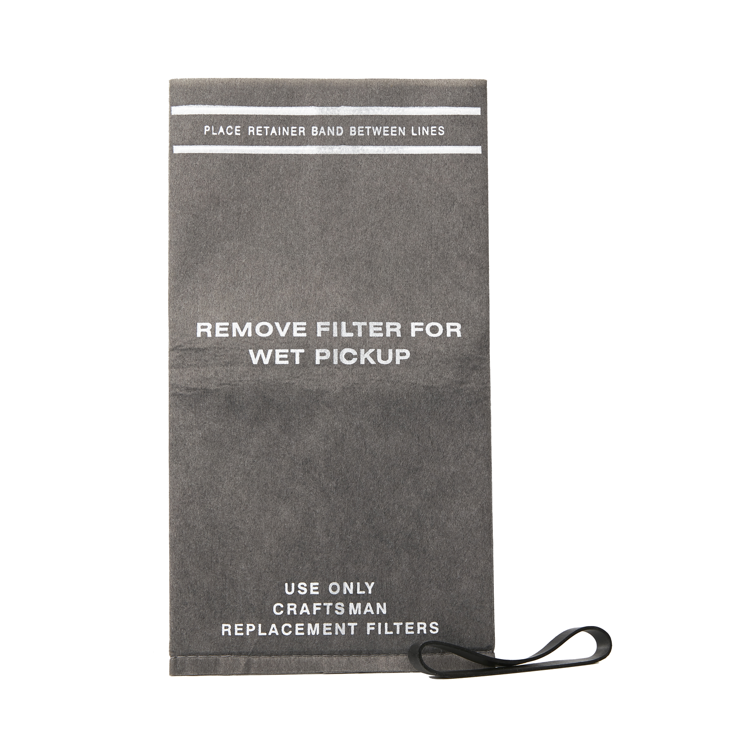 CRAFTSMAN Wet/Dry Vac Filter Bag 2.5 gal 3 pc