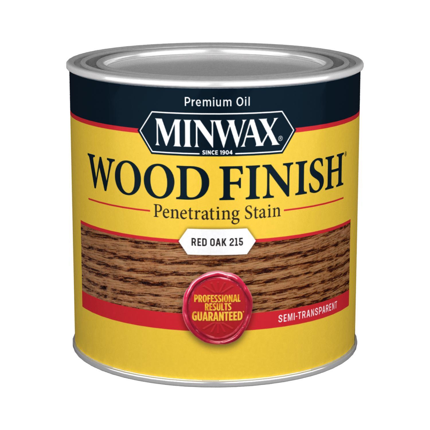 Minwax Wood Finish Semi-Transparent Red Oak Oil-Based Penetrating Wood Stain 1/2 pt
