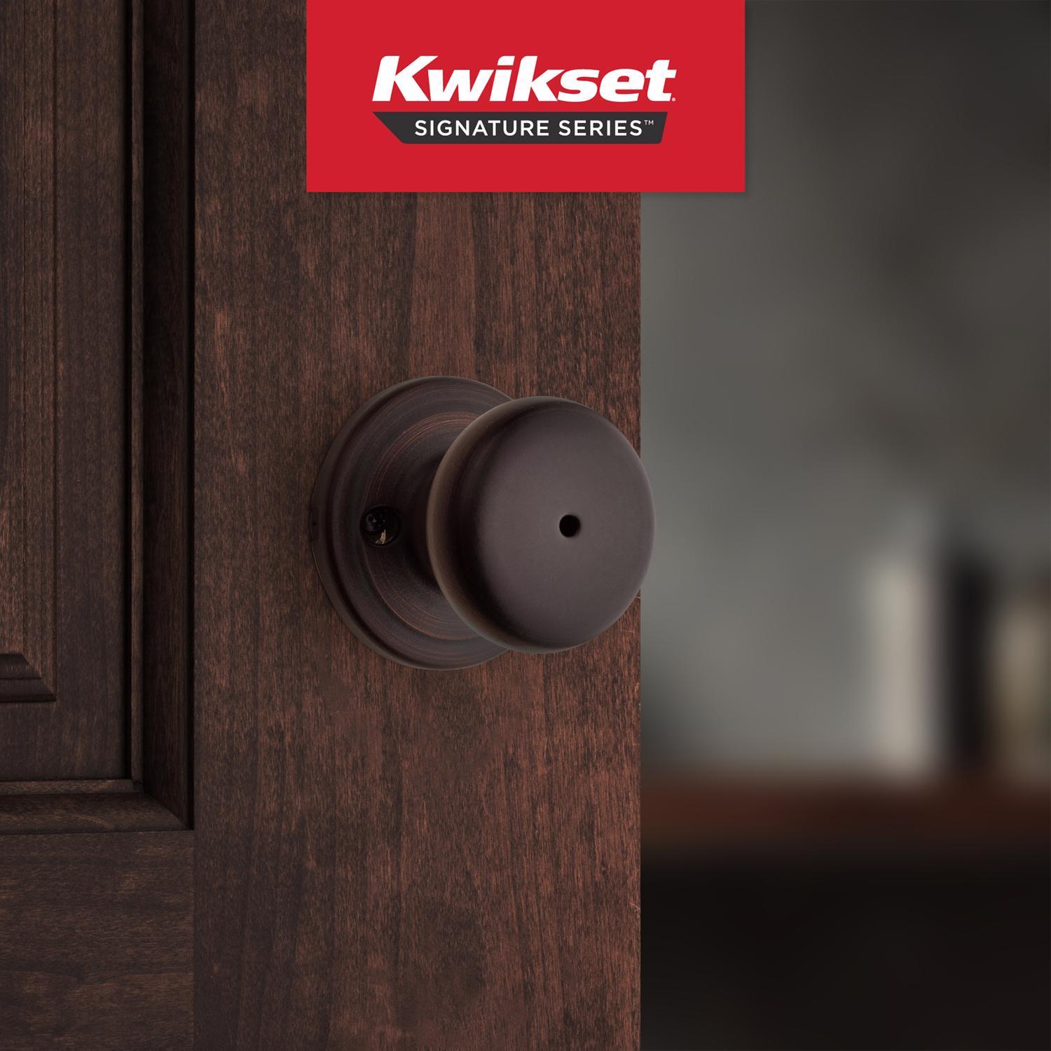 Kwikset Juno Venetian Bronze Privacy Lockset 1-3/4 in.