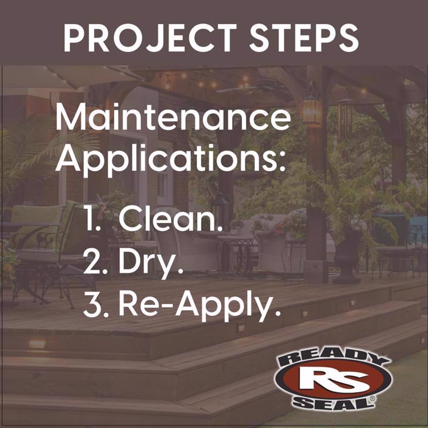 Ready Seal Goof Proof Semi-Transparent Flat Pecan Oil-Based Penetrating Wood Stain/Sealer 1 gal