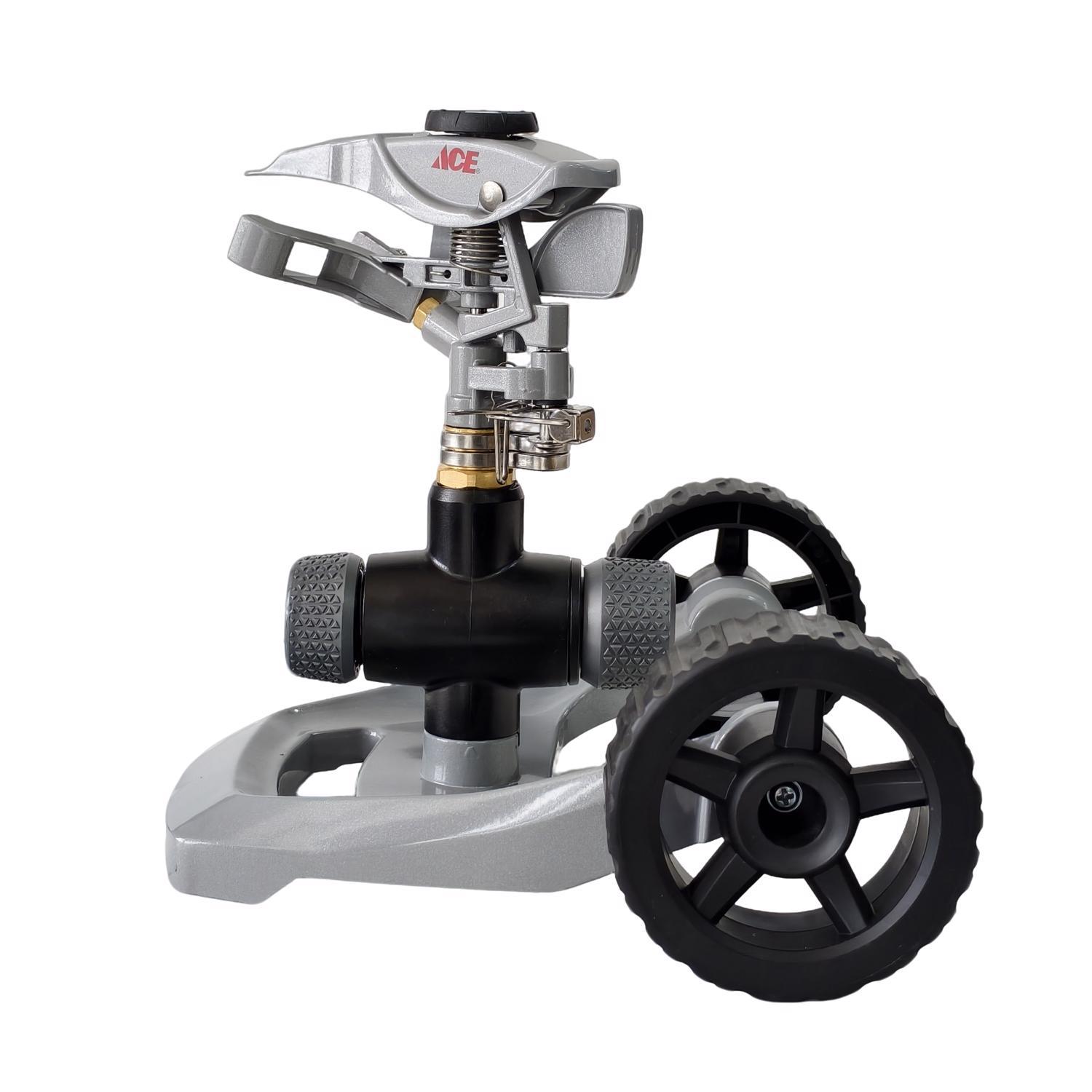 Ace Plastic Wheeled Base Impact Sprinkler 5800 sq ft 1 pk