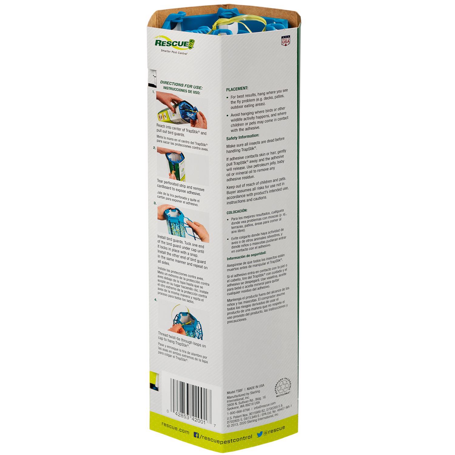 RESCUE! TrapStik Fly Trap 1 pk