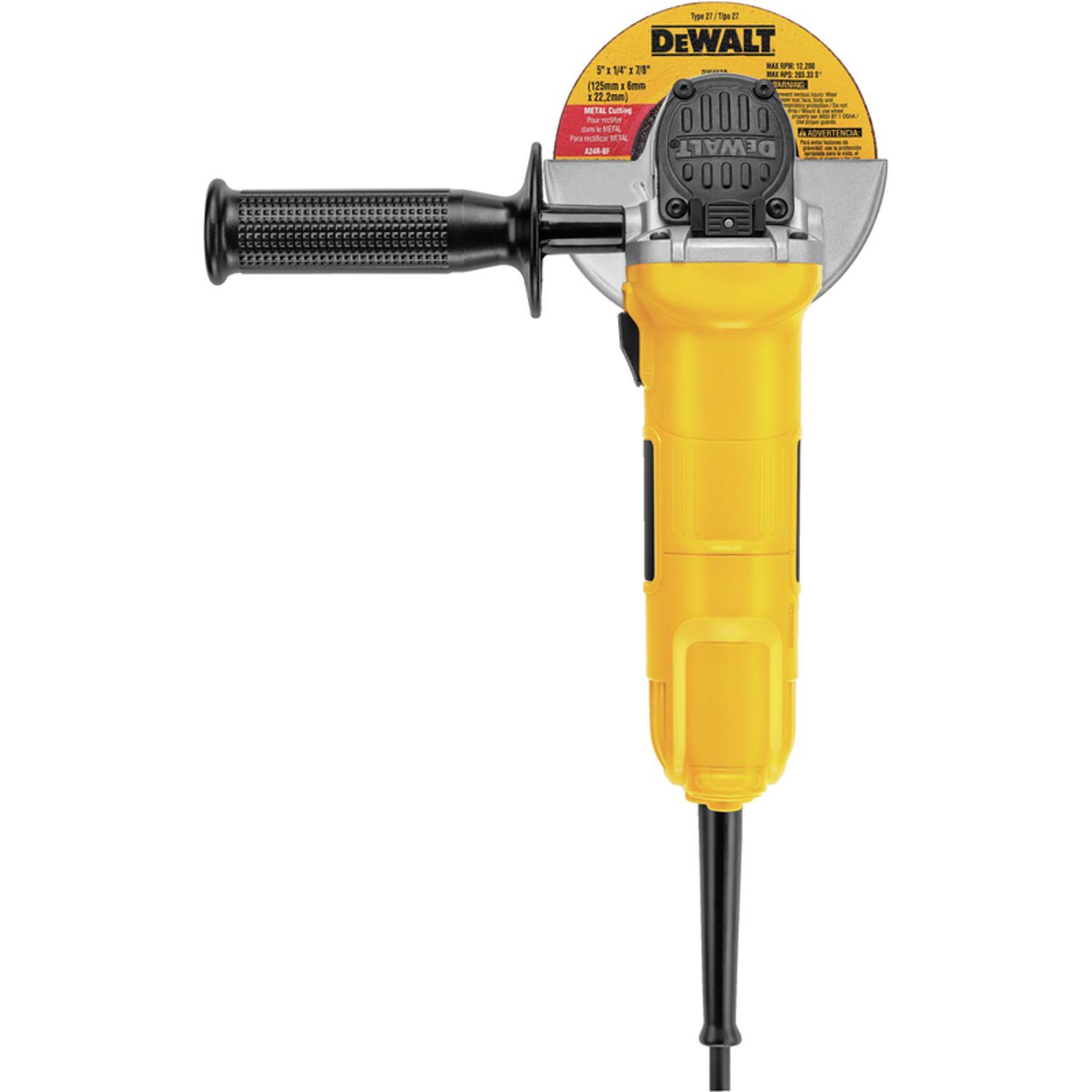 DEWALT 7 amps Corded 4-1/2 in. Small Angle Grinder